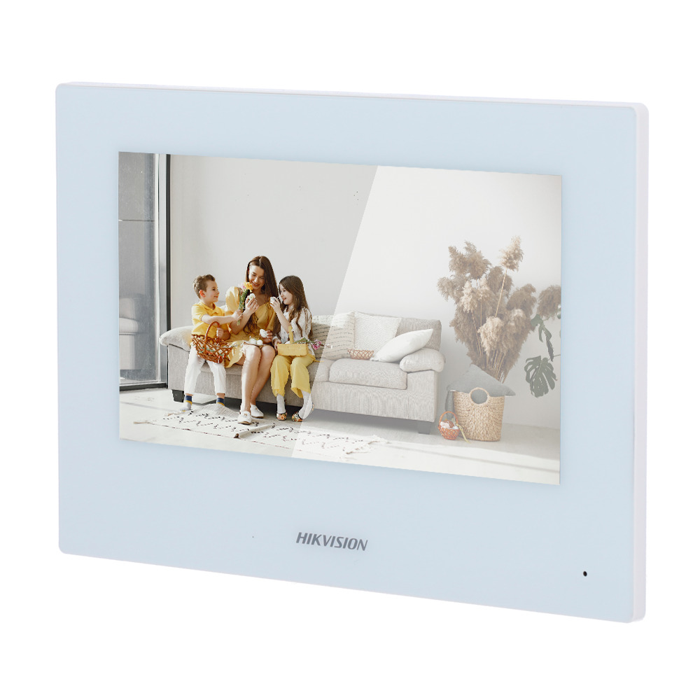HIKVISION Monitor de videoportero IP PoE Wifi Hikvision pantalla táctil de 7" para interior Ranura Micro SD