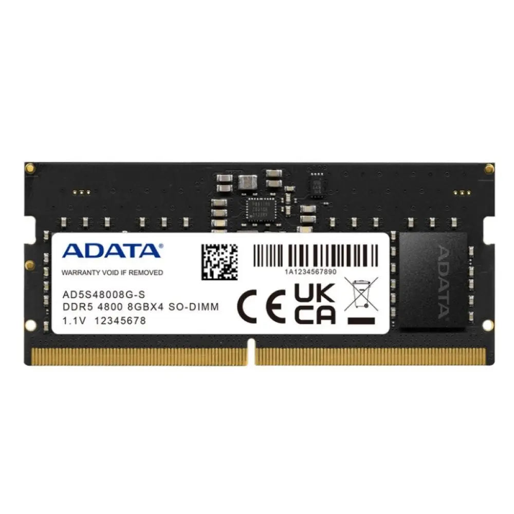 Memoria RAM Adata SO-DIMM DDR5 4800MHz 8GB