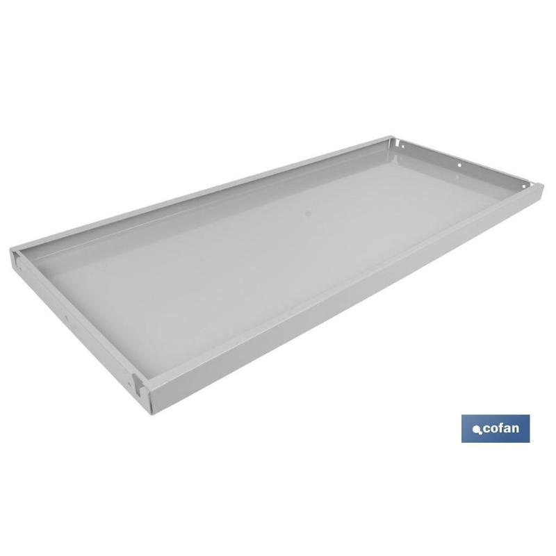 Bandeja sin refuerzo estanteria 930x400mm   caja 4 unid.
