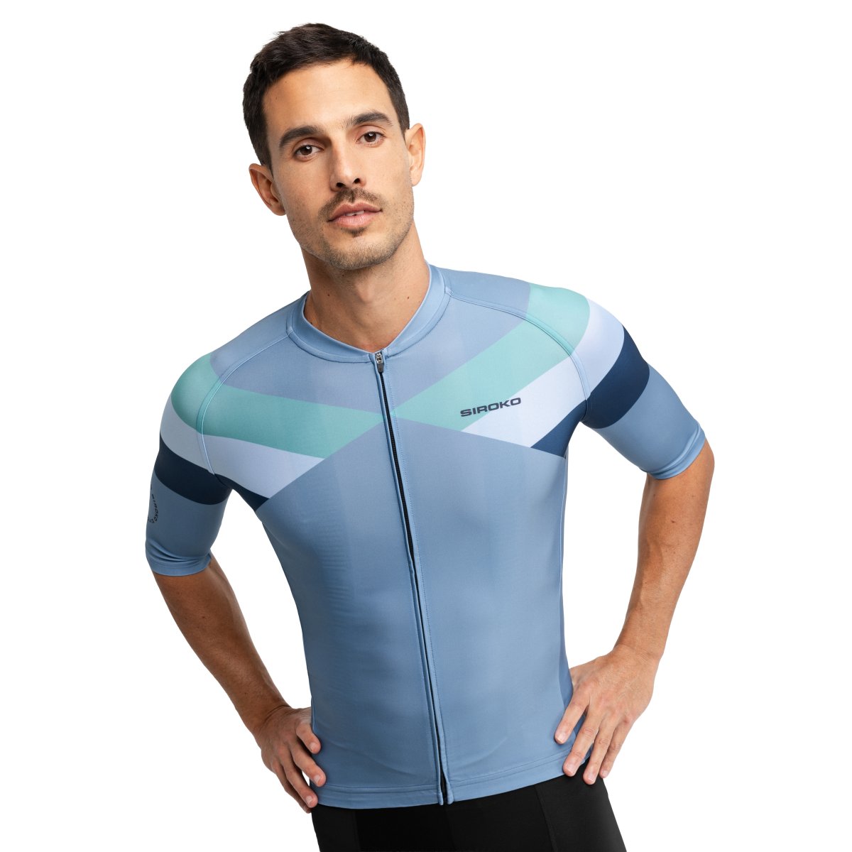 Siroko - Maillot M2 Manga Corta Ciclismo para Hombre_