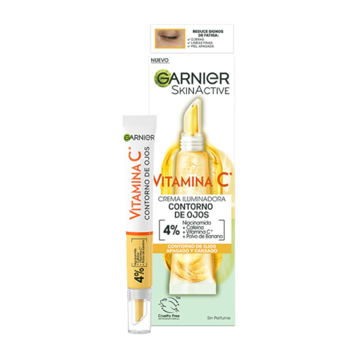 Garnier - GARNIER Crema Iluminador Contorno de Ojos con Vitamina C 15 ml
