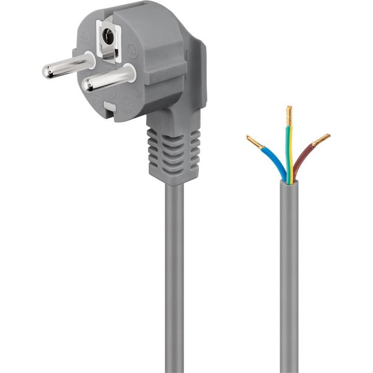 Goobay 93975 cable de transmisión Gris 1,5 m Enchufe tipo F