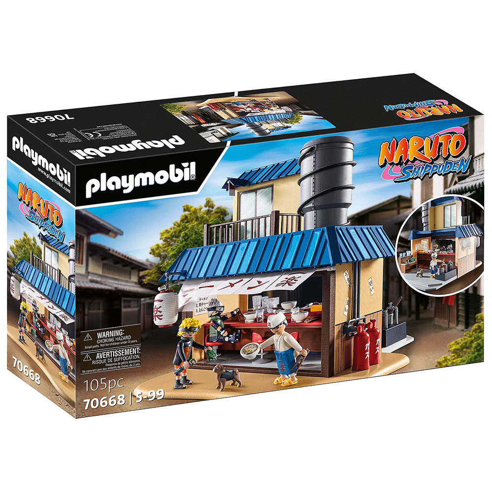 PLAYMOBIL NARUTO SHIPPUDEN -  RESTAURANTE DE RAMEN ICHIRAKU, 70668, TIENDA CON LICENCIA OFICIAL