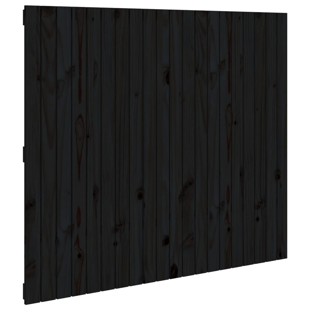 vidaXL Cabecero de cama de pared madera maciza de pino 127,5x3x110 cm