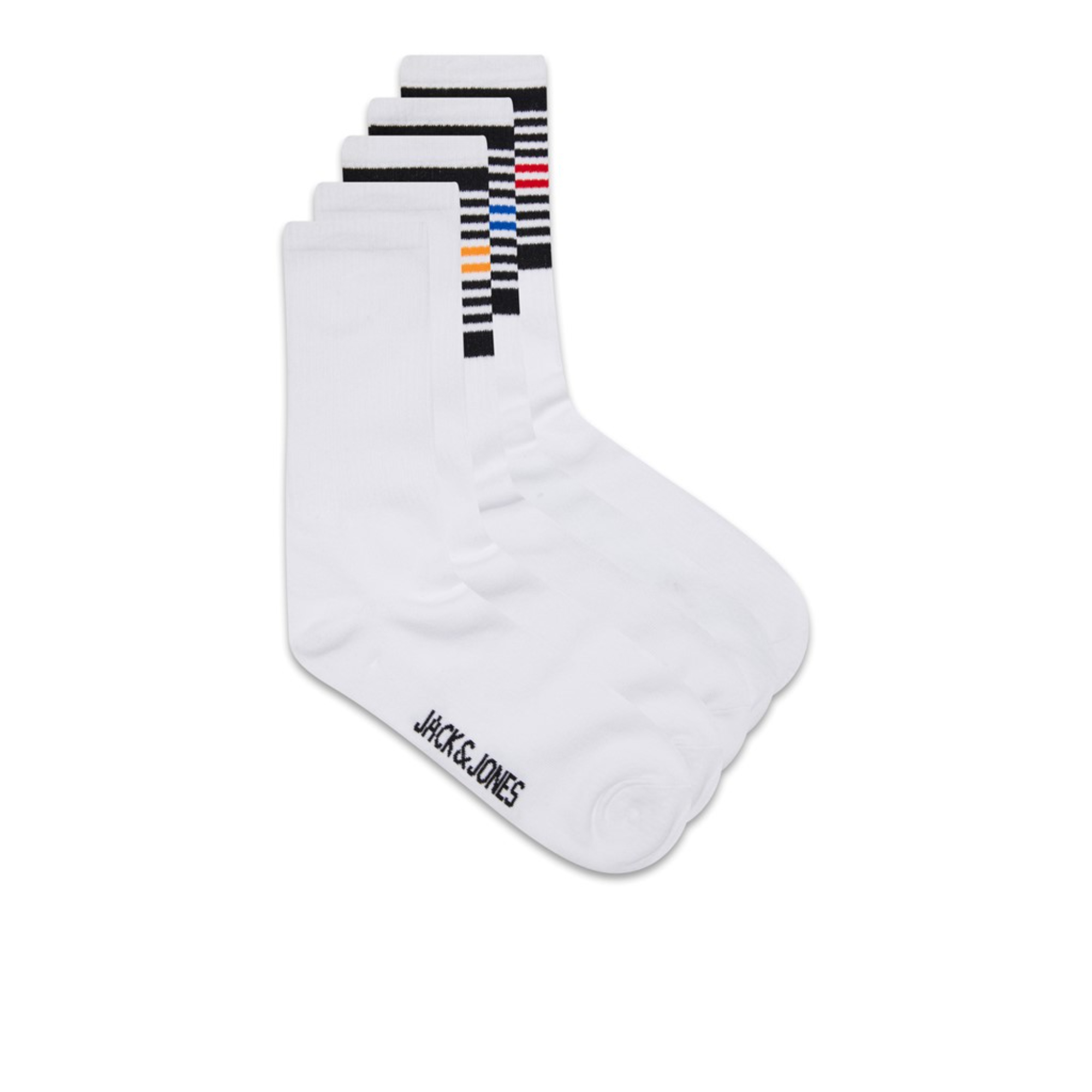JACK&JONES Hombre Calcetines Pickis Deporte Invisibles rayas 28194