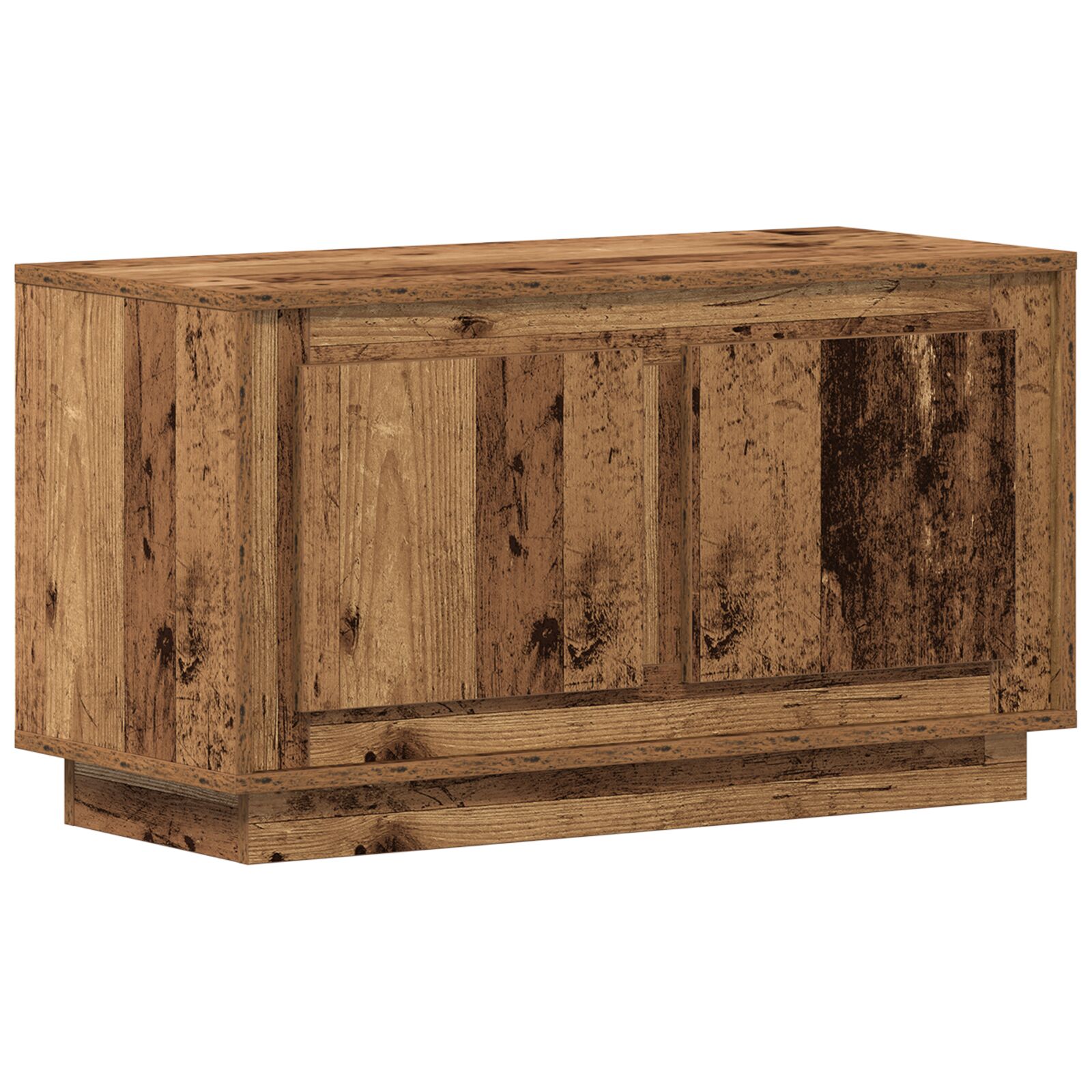 Cabinet de TV vidaXL Madera Vieja 80x35x45 cm Madera Engineered