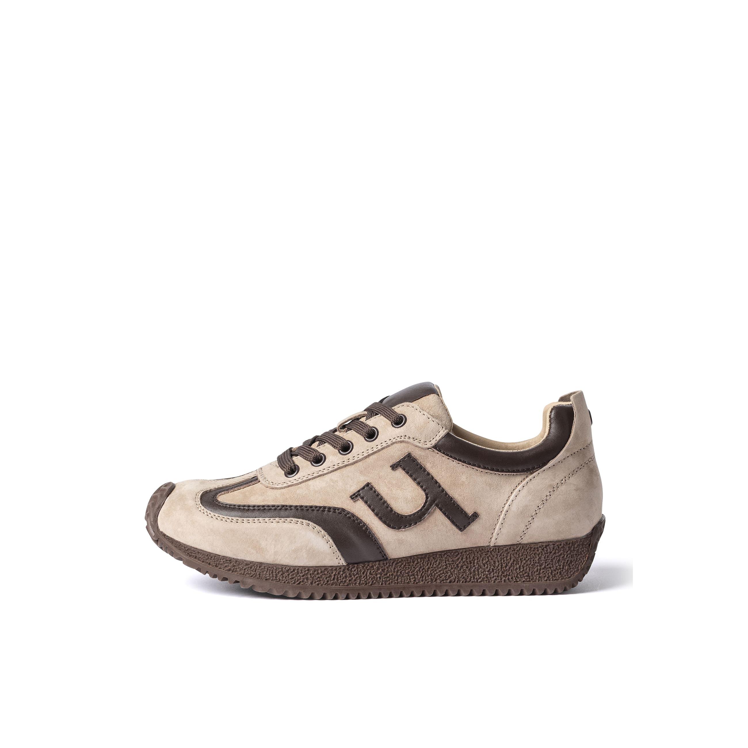 YOKONO Sneaker GUAM-002 MARRON | Zapatos mujer Primavera-Verano | Piel vacuna  Serr/napa | 2 CM