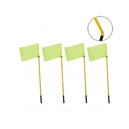 JUEGO DE 4 BANDERINES CÓRNER FLEXIBLE SOFTEE