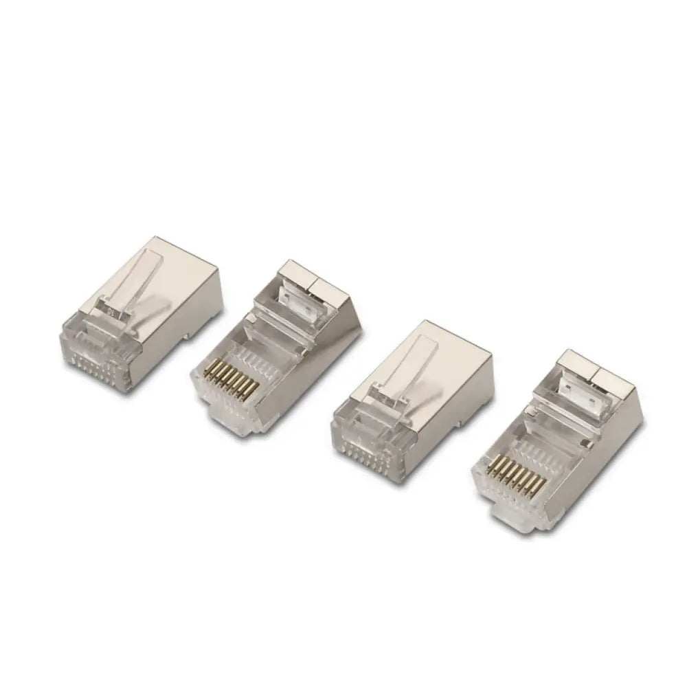 Conector RJ45 AISENS A138-0293 Cat5e FTP Acero inoxidable Pack 10 unidades