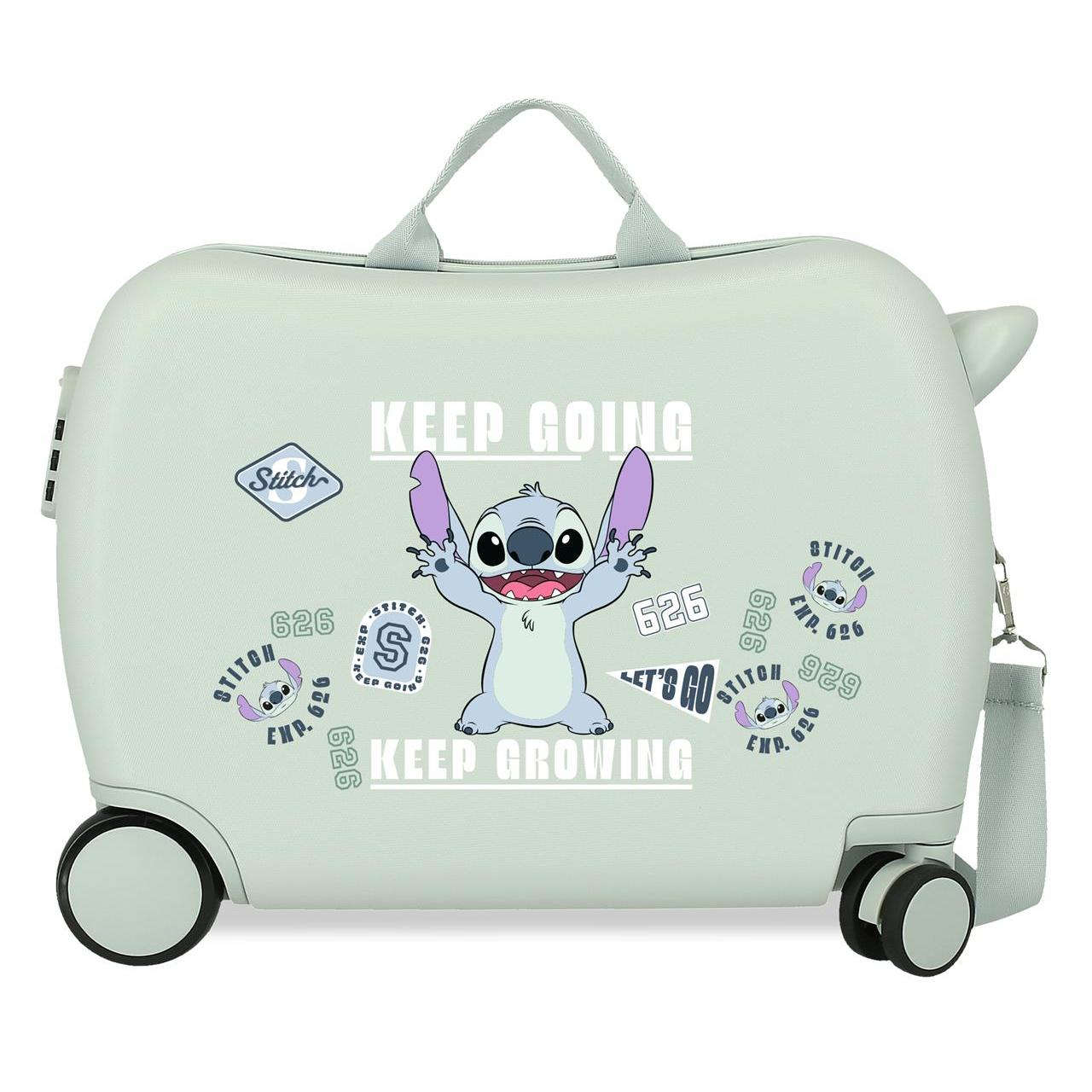 Maleta Infantil Disney Stitch keep going menta 38x50x20cm