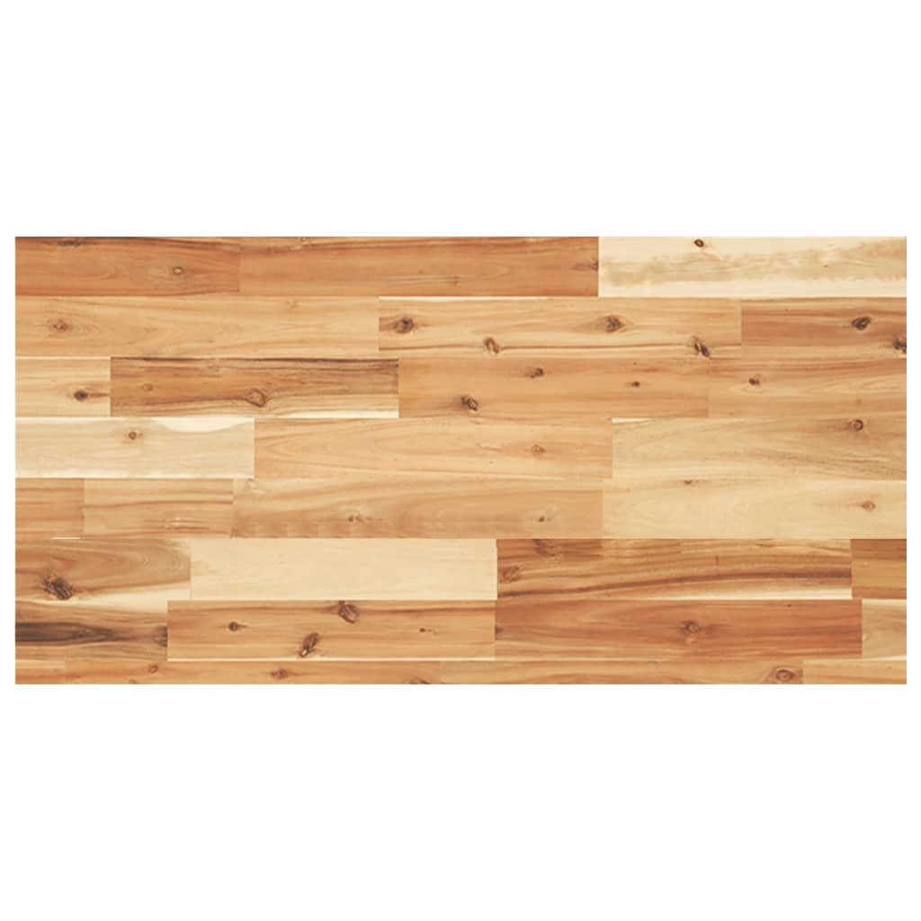 Vidaxl Estante Flotante Madera Maciza de Acacia Sin Tratar 100x40x4 Cm Marrón - Mueble Almacenaje Estantería