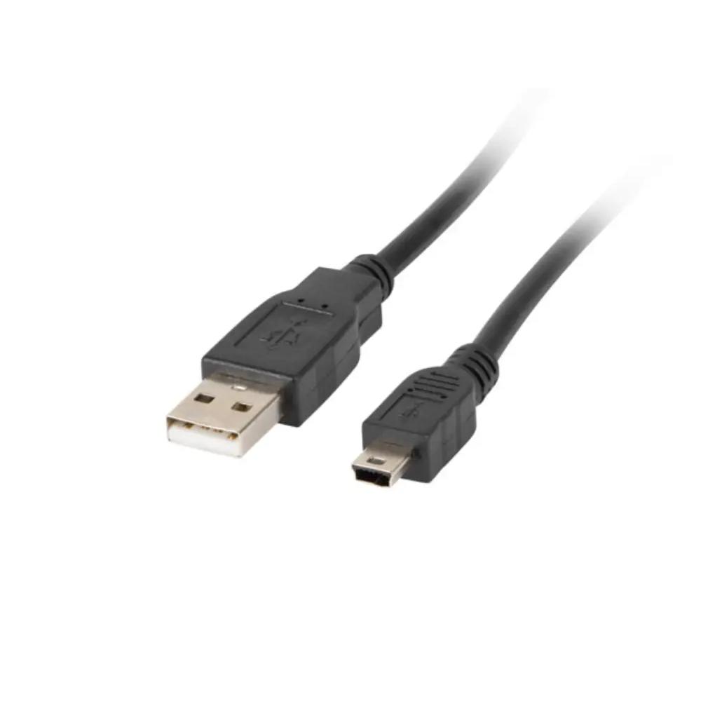 Lanberg Cable Mini USB a USB 2.0 1.8m Negro