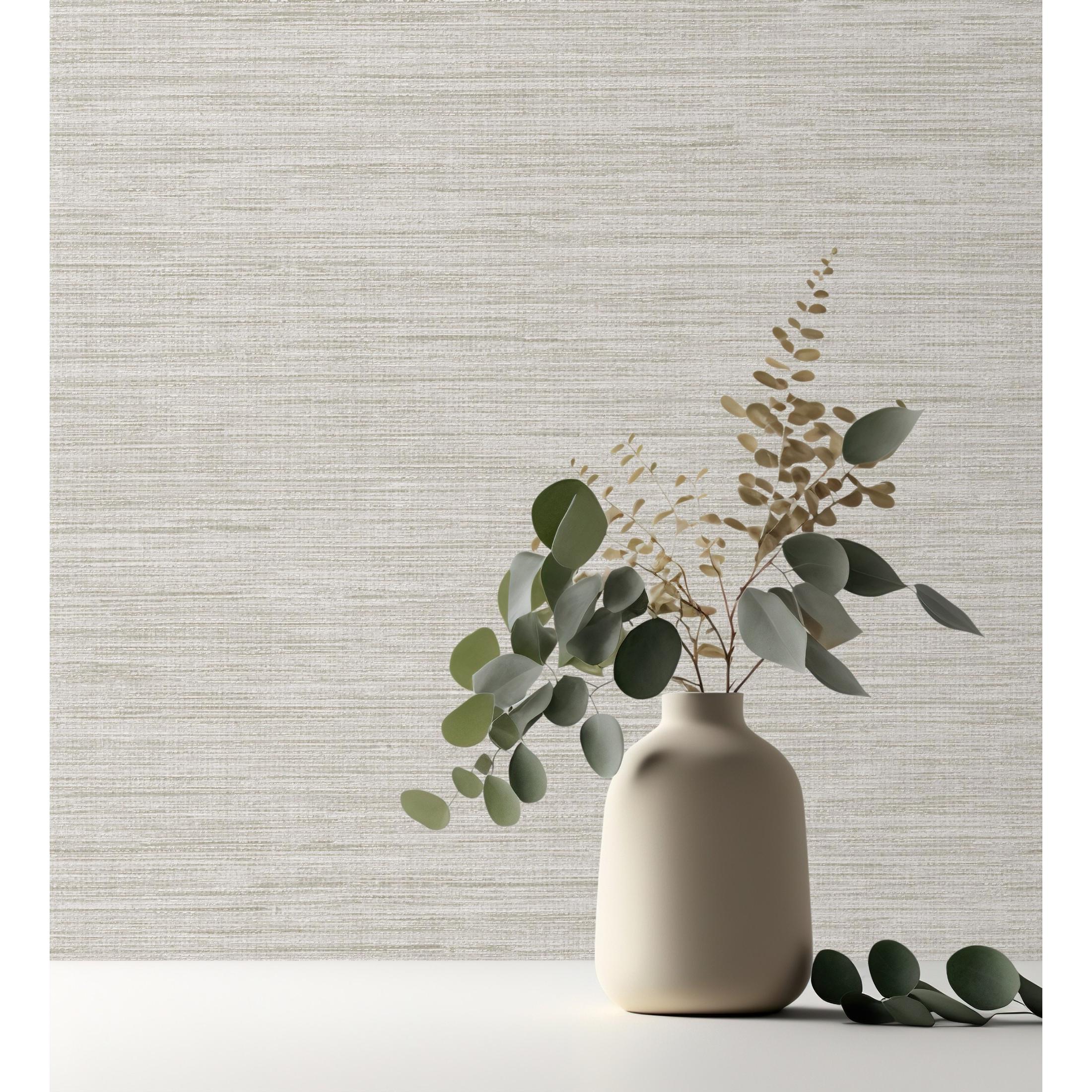 Papel pintado fibras vegetales en tonos naturales con textura - Nora Texture 681951 de GAULAN - Rollo de 10 m x 0,52 m