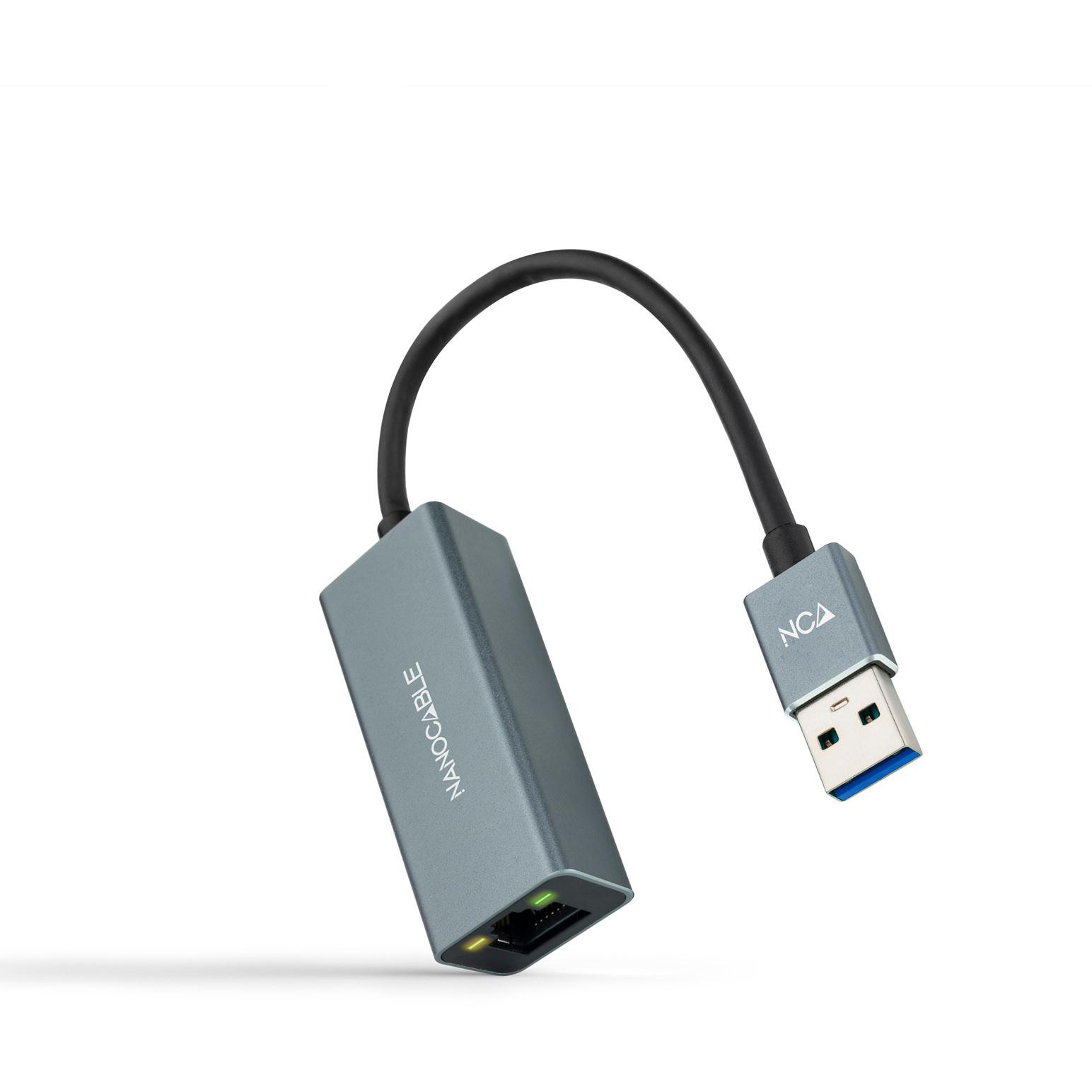 Conversor Usb 3.0 A Rj45 Gigabit Nanocable 10.03.0405