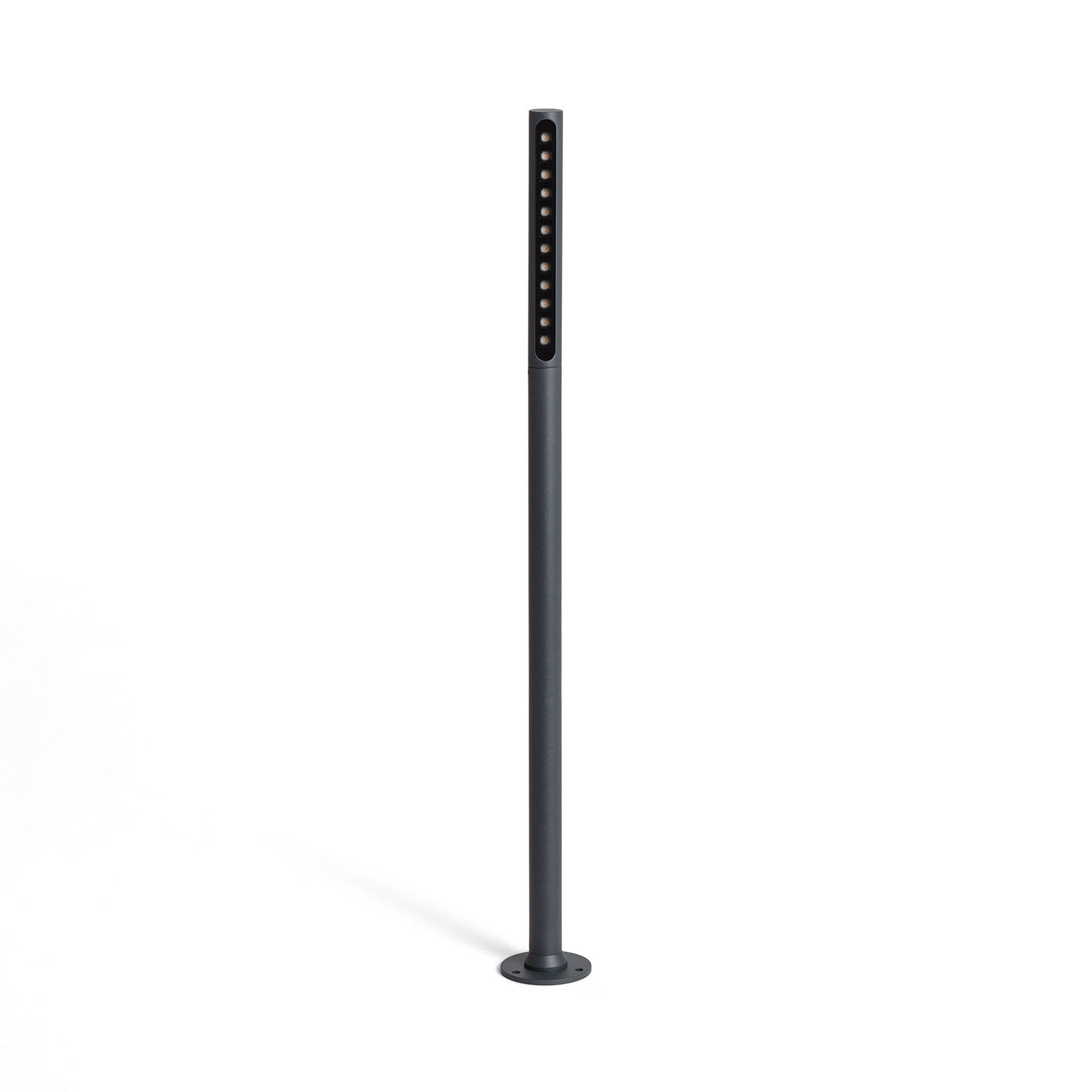 Ledkia Baliza Exterior LED 8W Superficie Pie 80cm Aidan Óxido