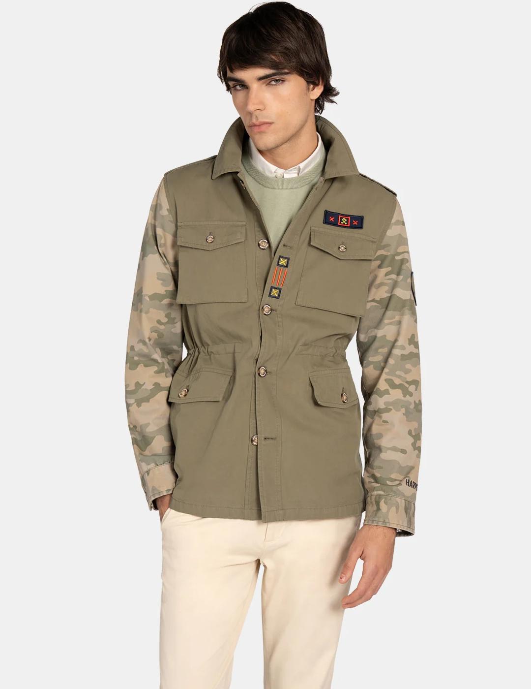 HARPER CHAQUETA MILITAR SAFARI