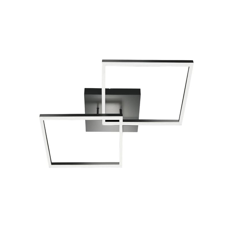 Lámpara de techo LED moderna BARD 52W Antracita 3394-66-282 Fabas Luce