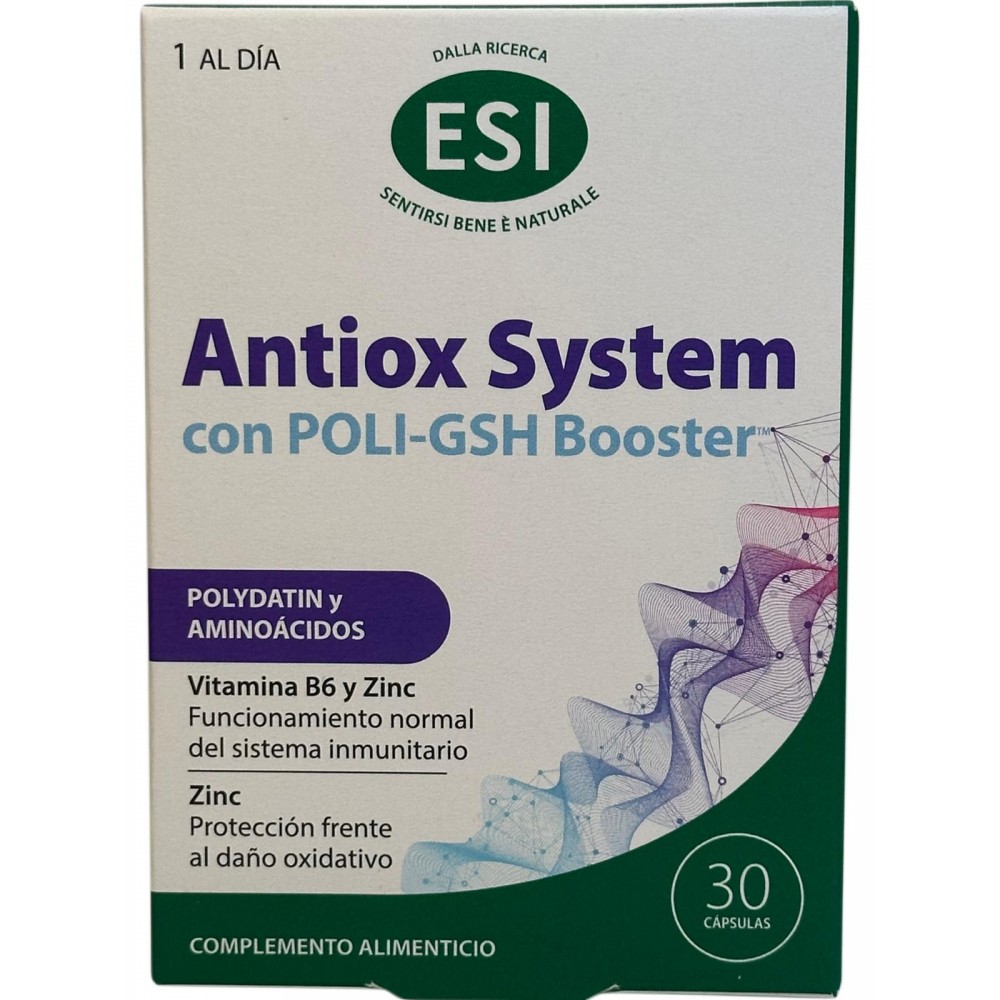 Antiox System (Antioxidant) con Polifenoles naturales 30 cápsulas de ESI