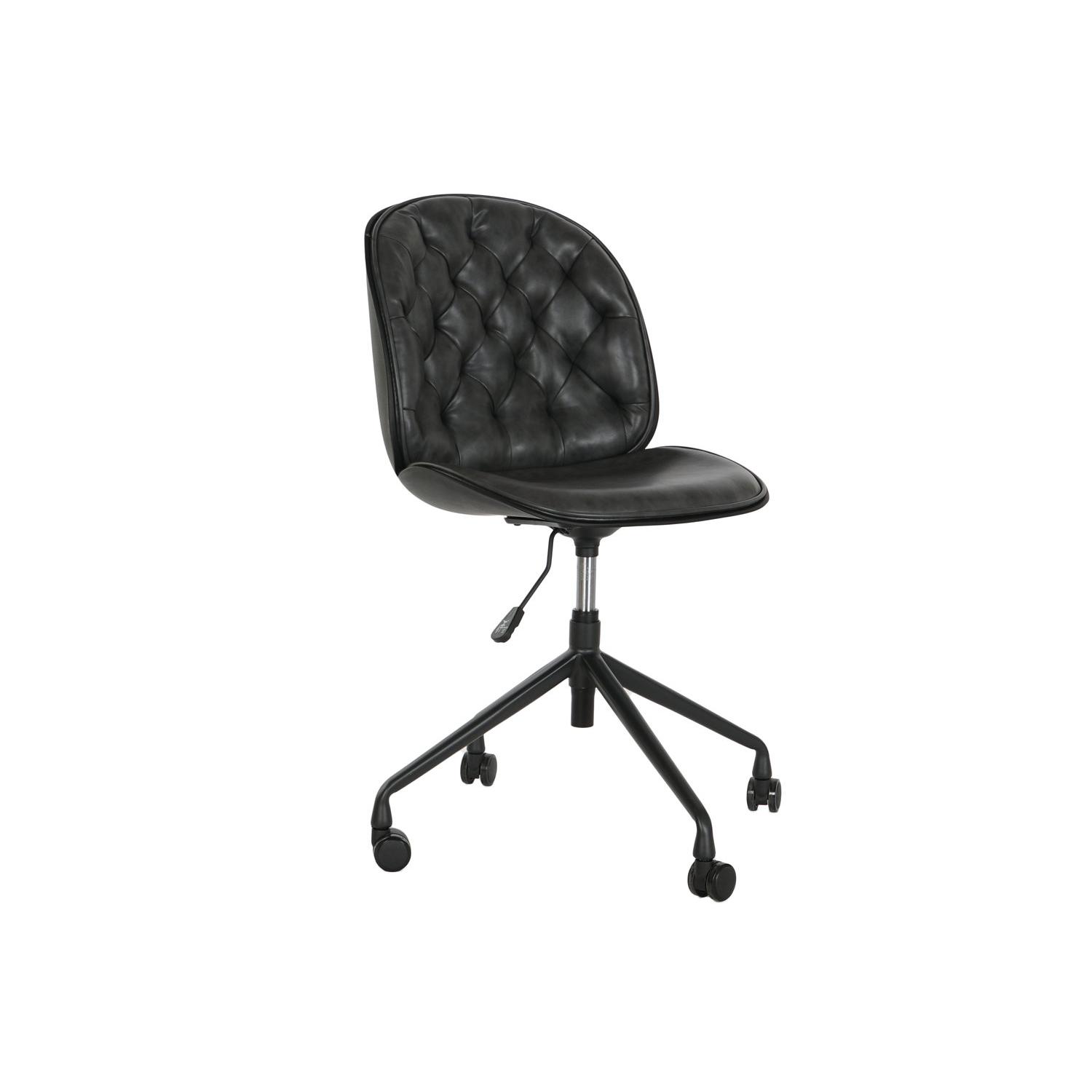 SILLA PP METAL 47,5X57,5X83 89 RUEDAS NEGRO FIJALO MB205800