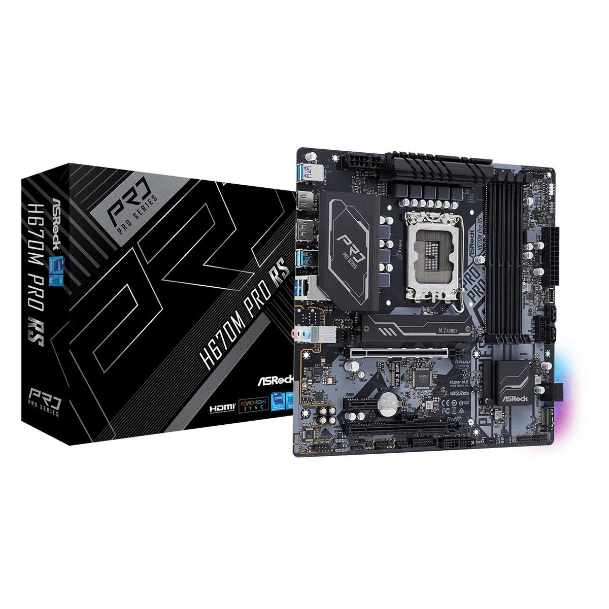 Placa base Asrock H670M PRO RS