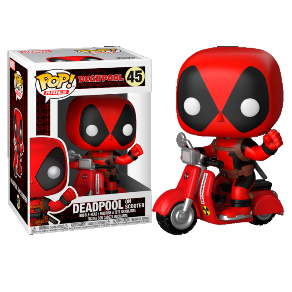 Funko Deadpool  Scooter Pop Rides Marvel Comics Funko Pop 45 Masacre
