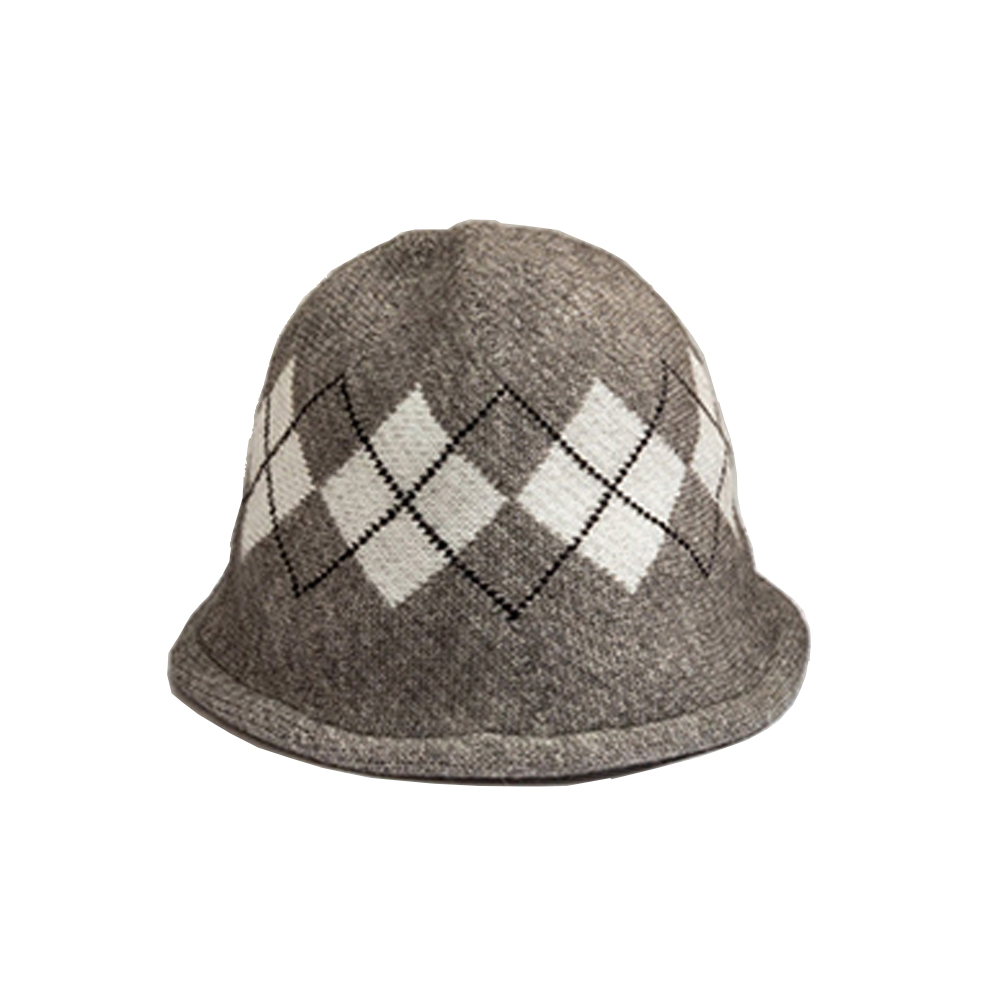 GreatAigoo Sombrero Invierno para Mujer, Gorra Bowler Estilo Instagram diamante