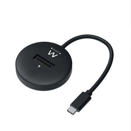 Ewent - Estación de acoplamiento EW7013 para SSD M.2 NVMe con conexión USB-C y USB 3.2 Gen 2 hasta 10 Gbit/s compatible Windows y Linux
