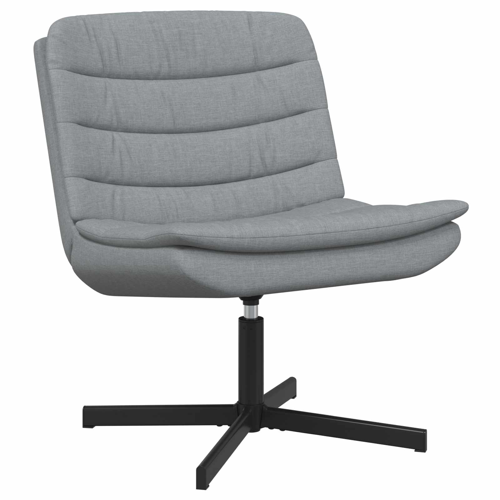 vidaXL Silla giratoria 63 x 75 x 76 cm tela Multicolor