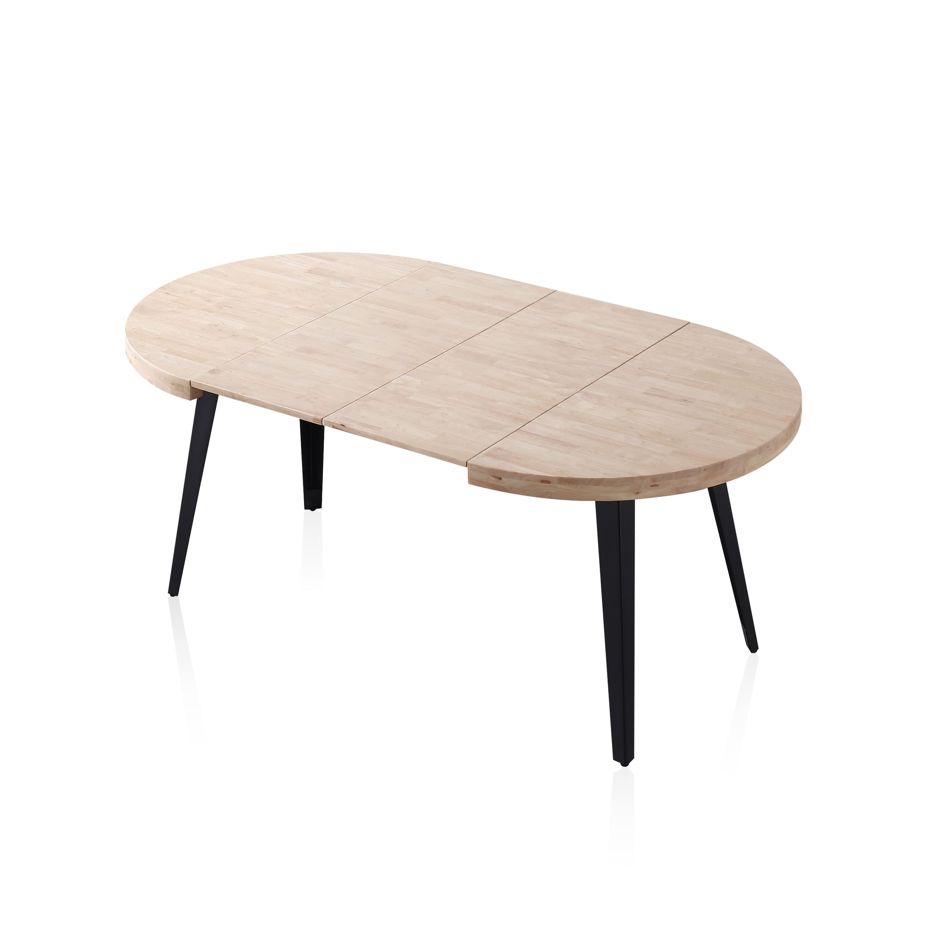 duehome - Mesa redonda extensible Berg 120