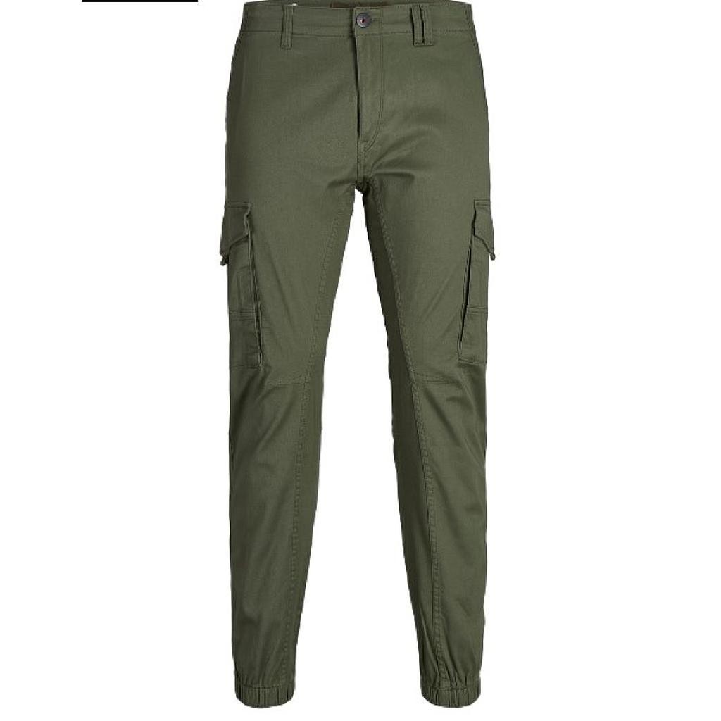 Pantaln JACK & JONES JPSTPAUL FLAKE CARGO 12141844 VERDE Verde