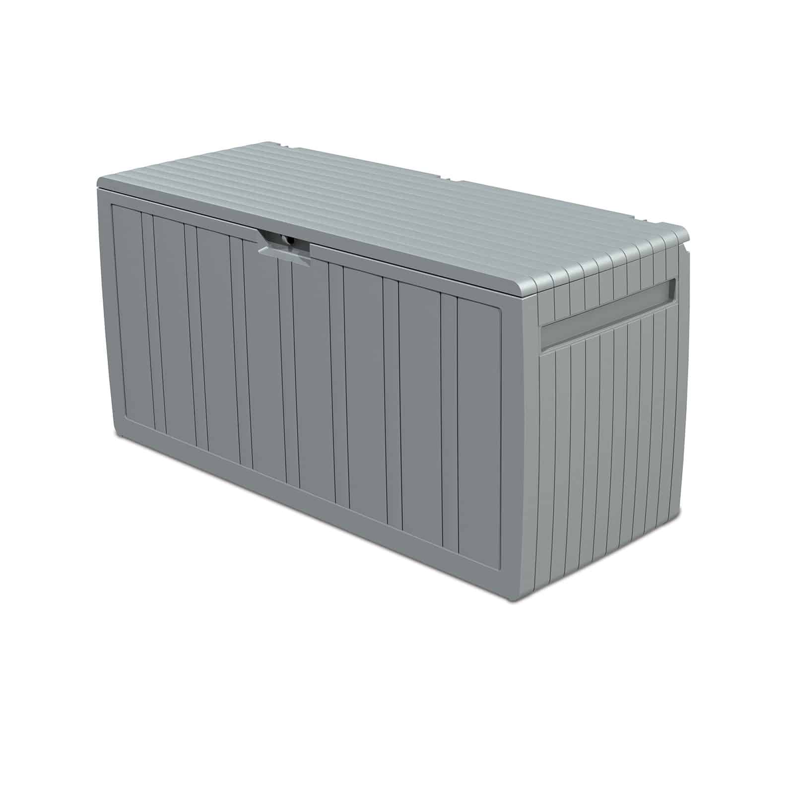 Gardiun Baúl de Almacenaje Resina 117x45,5x57,50 Cm 270L - Gris