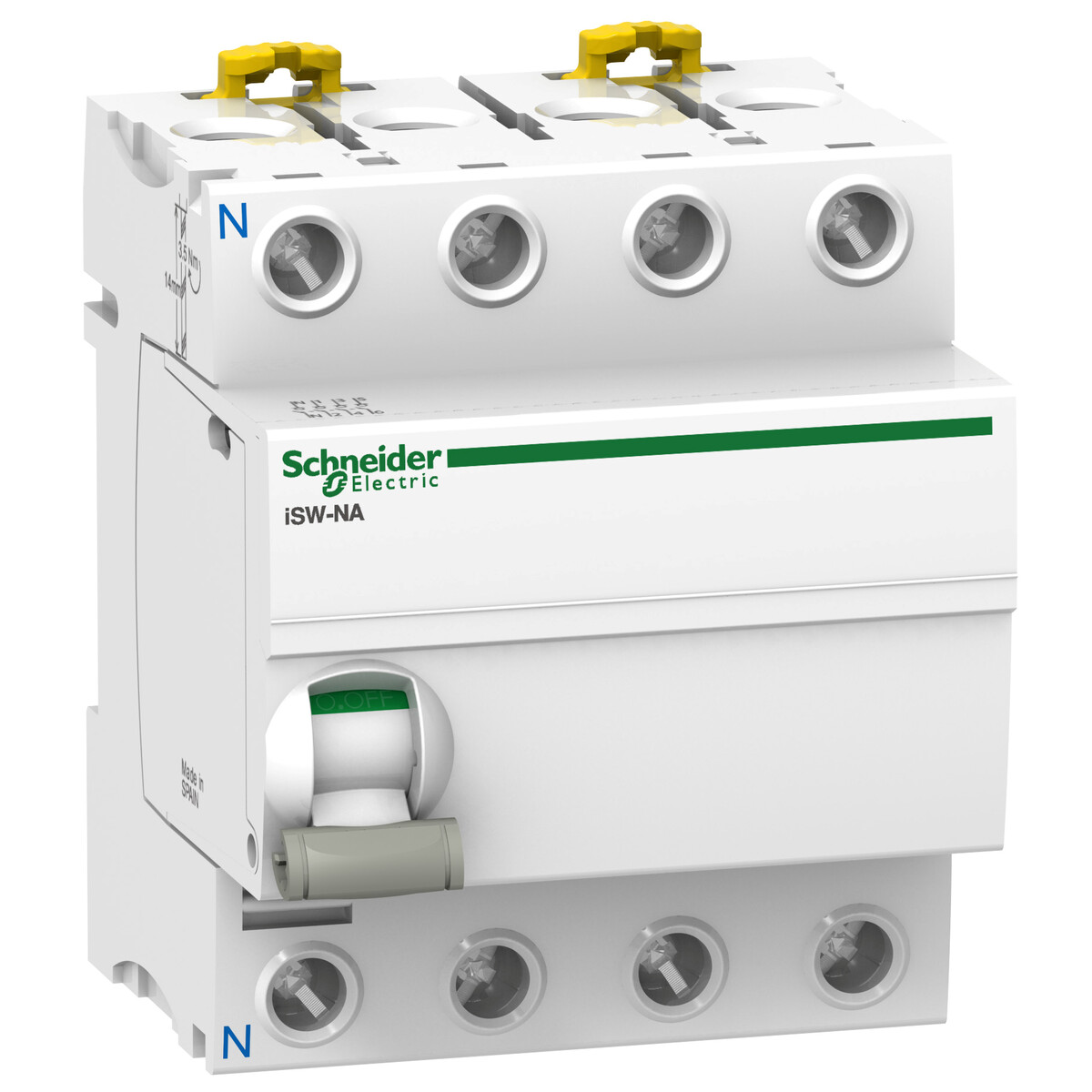 Interruptor seccionador con posibilidad de añadir disparador iSW-NA-100-3N 100A 3N polos