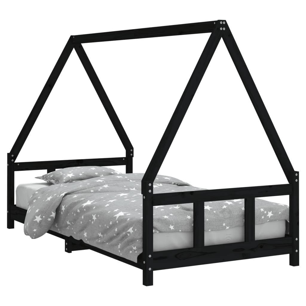 vidaXL Estructura de cama para niños madera de pino 90x190 cm