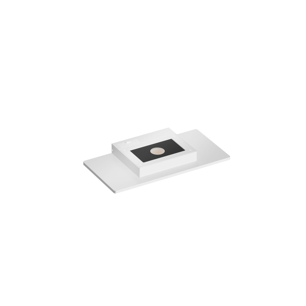 Mini Pla Bianca - Aplique de pared LED de 20 W con interruptor CCT, 2700 K/3200 K/4000 K, aluminio, luz de pared vertical - Beneito & Faure
