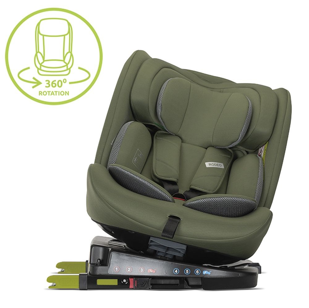 LORELLI Silla de auto RODEO i-Size 40-150 cm con Isofix y rotación 360° de Lorelli