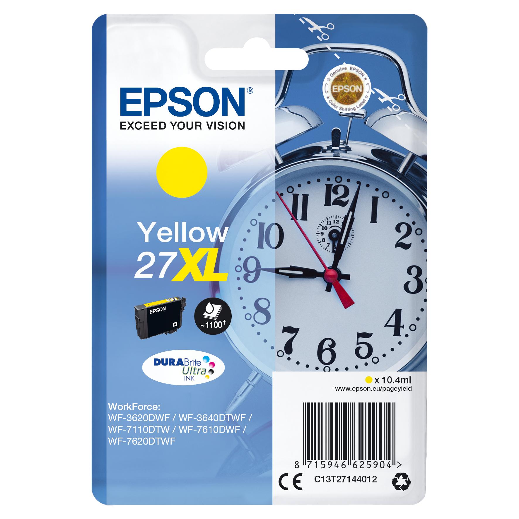 Epson 27XL DURABrite Ultra Amarillo C13T27144010