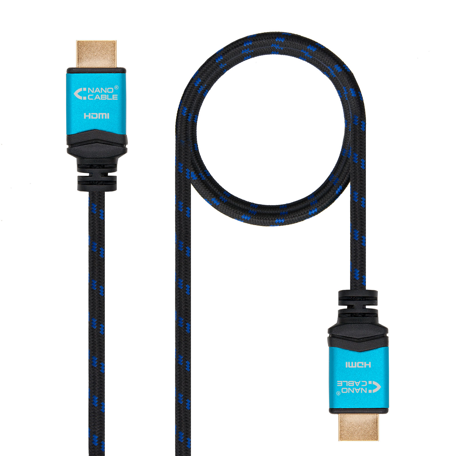 CABLE HDMI V2.0 4K 60HZ 18GBPS, AM-AM, NEGRO 3M NANOCABLE