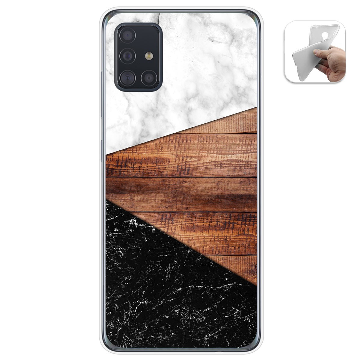 Tumundosmartphone Funda Gel Tpu Samsung Galaxy A51 5G Mármol 11