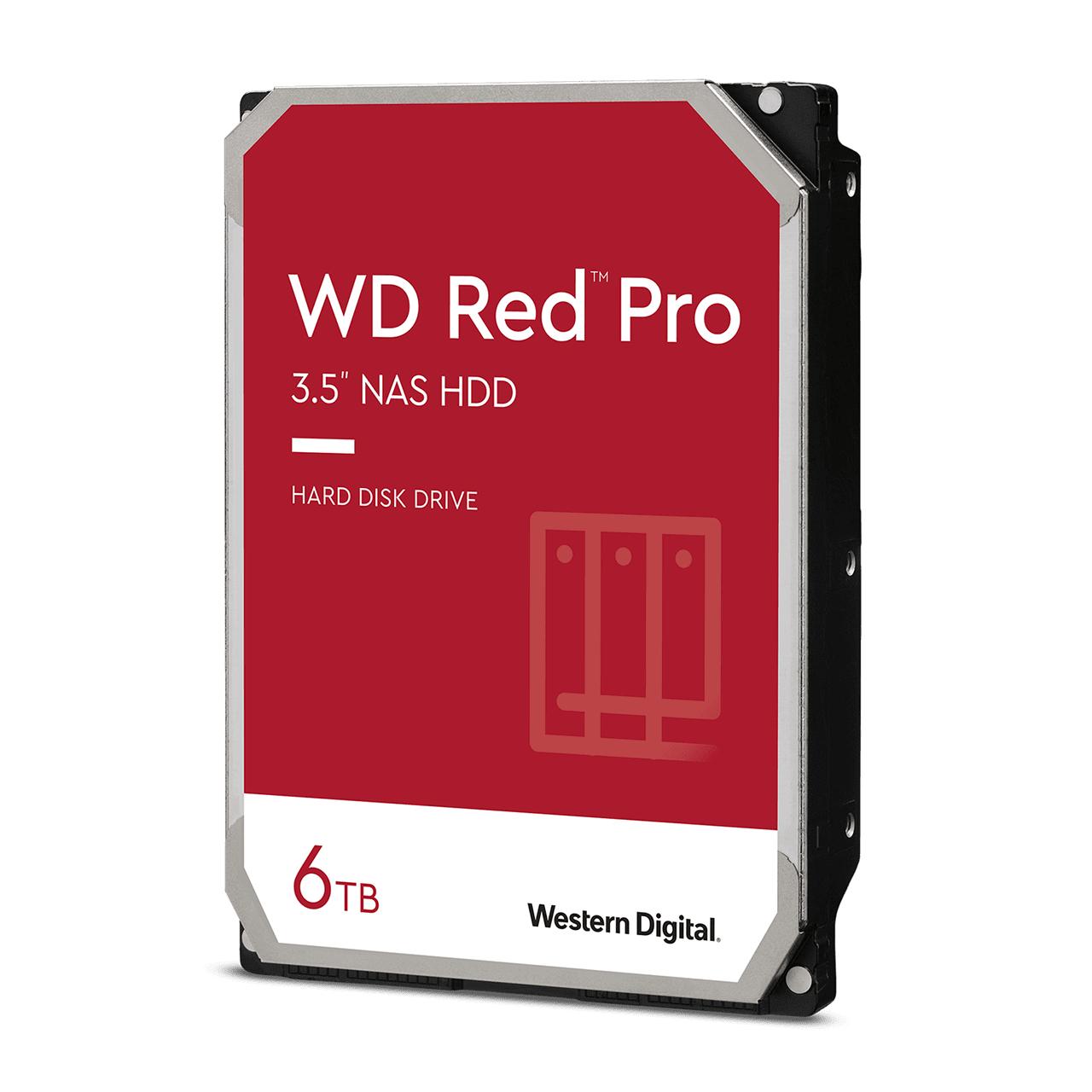 Western digital red pro internal hard drive 6tb 7200 rpm 256mb 3.5"" sata
