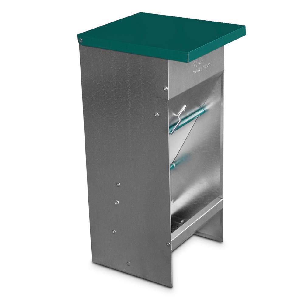 Comedero para Perros Tolva Grande Galvanizado - Capacidad 42 litros (16 kg)