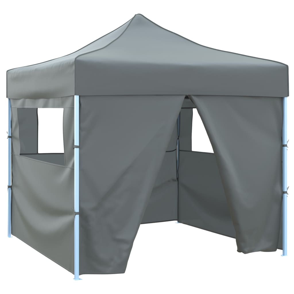 vidaXL Carpa Pleglable Pop-Up 4 Pared 3x3m Tienda Campaña Campamento Color Antracita,  Azul,  Crema y mas