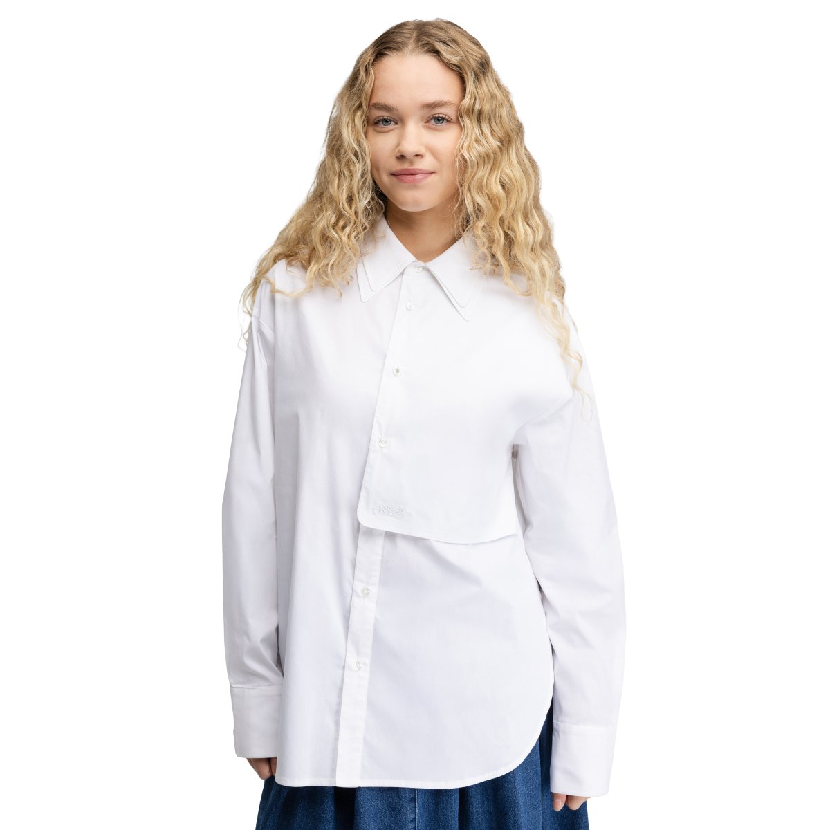 SIROKO - Camisa holgada manga larga para Mujer Siroko Marlene-W Blue_