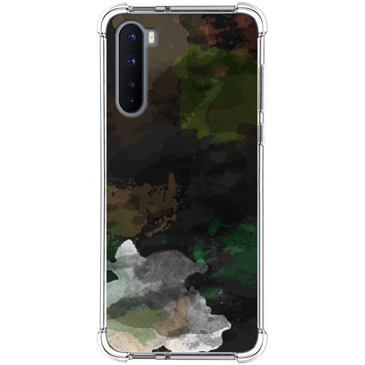 Funda Silicona Antigolpes para OnePlus Nord diseño Acuarela 12 Dibujos