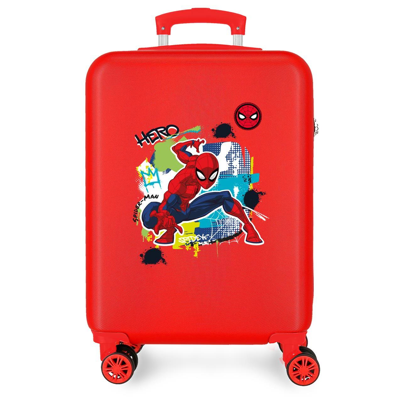 Maleta de cabina Spiderman urban rojo 38x55x20 cm