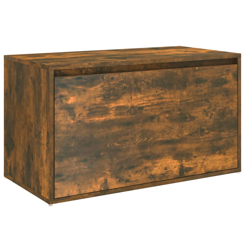 vidaXL Banco de pasillo de madera de ingeniería 80x40x45 cm Multicolor