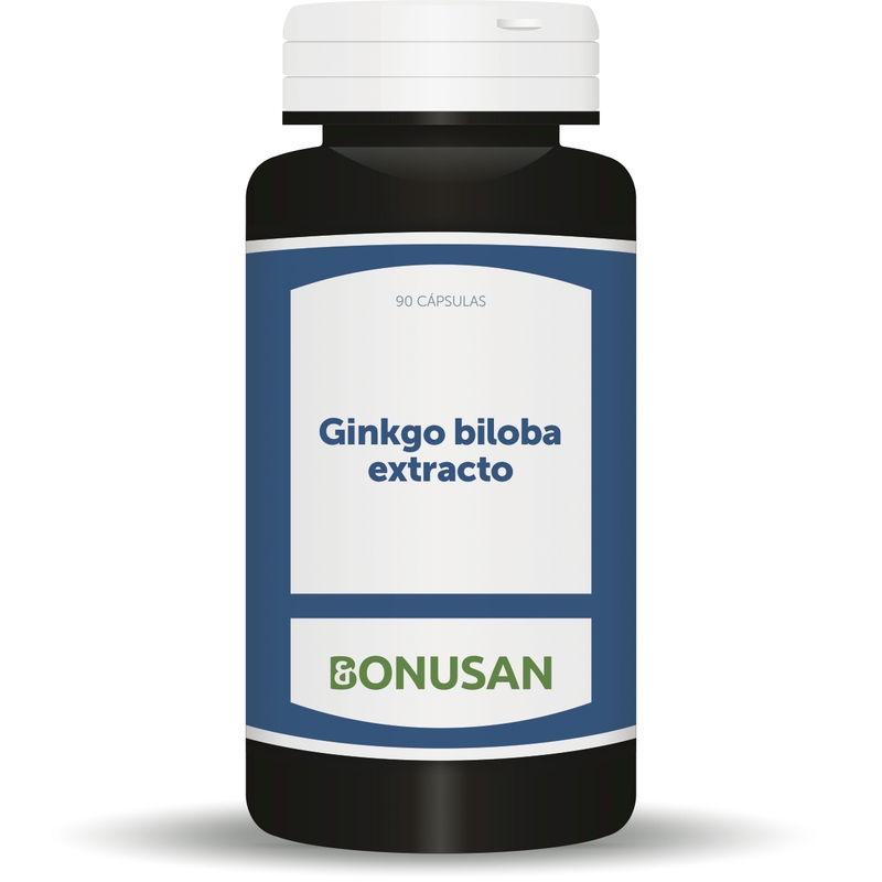 Ginkgo Biloba Bonusan 90 Vcaps - Sin Alérgenos - Envase de 90 Cápsulas