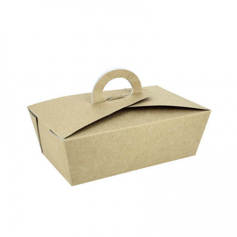 200 Uds. Doggy bag Kraft con laminado antigrasa (1000cc) | Ref: EGDOGGY5