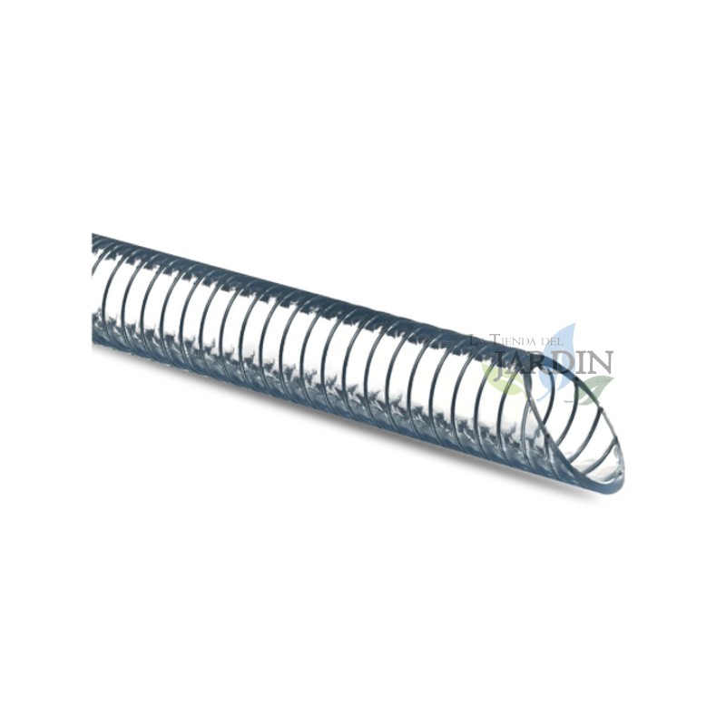 Suinga Manguera Transparente 30mm Interior, 38mm Exterior, 30m | Aspiración e Impulsión de Líquidos Alimentarios