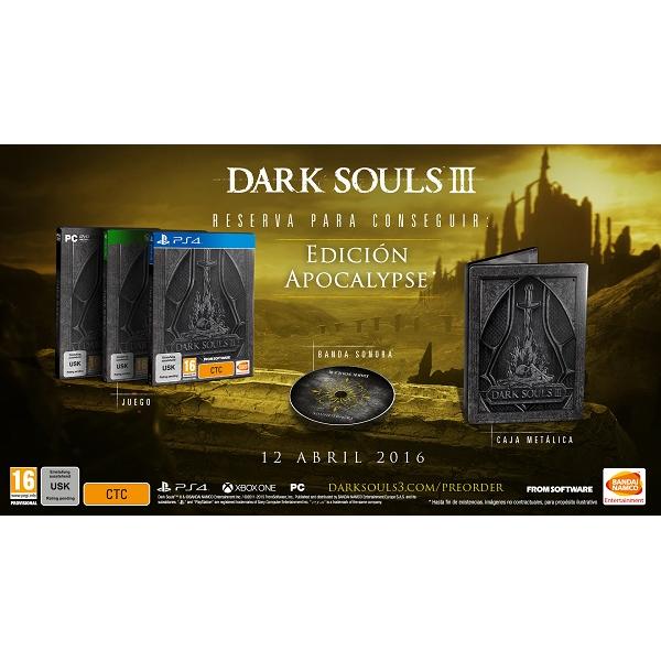 BANDAI NAMCO Entertainment Dark Souls III - Apocalypse Edition Alemán, Francés, Italiano Xbox One