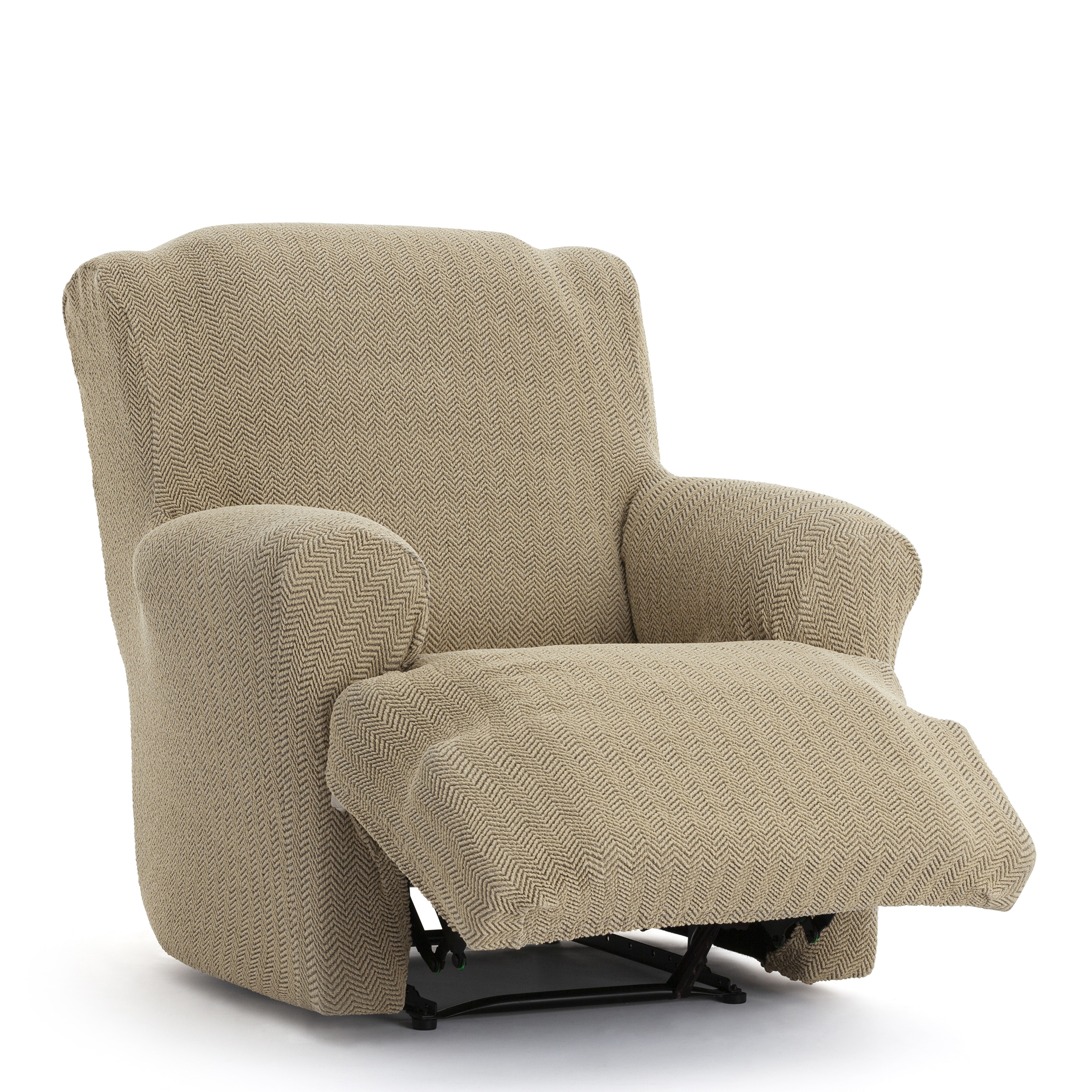 Funda de sofa premium jaz pies juntos c/1, Tamaño 1 plaza, 170x310x110cm, Fábricada en España